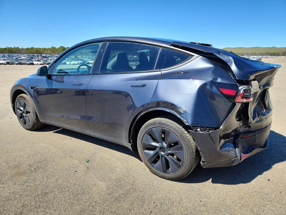 2024 Tesla Model y VIN 7SAYGDED6RF211836 COPART salvage auction — REAR END, Ny - Mv-907A Salvage Certificate, sold $12,300 on 2026-07-20 (photo 2)