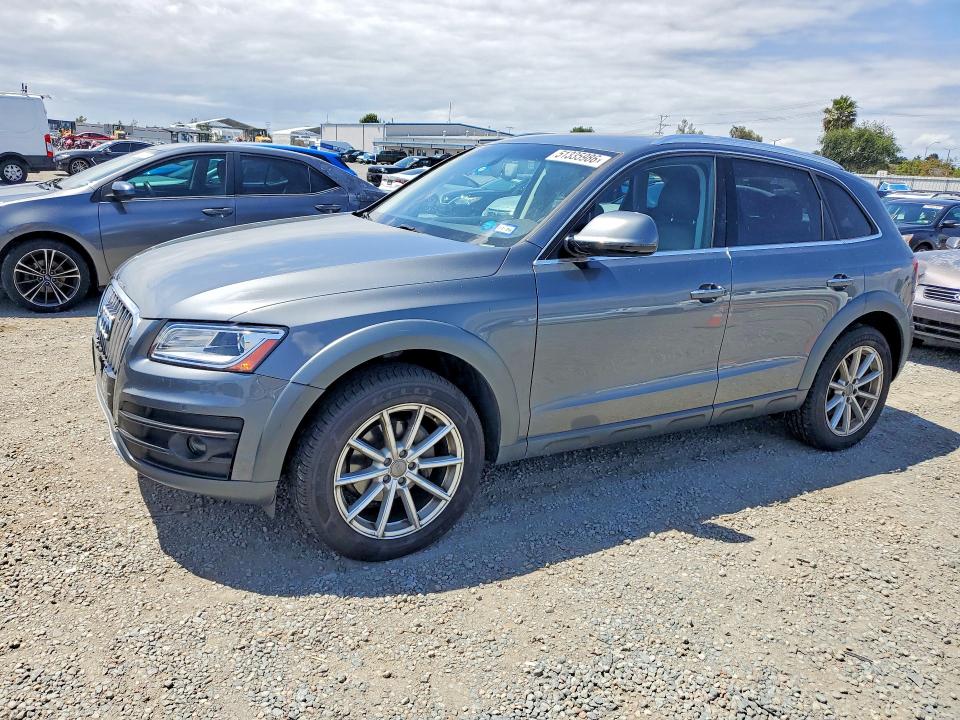 2017 Audi Q5 VIN WA1L2AFP1HA054490 COPART salvage auction — FRONT END, Ca - Salvage Certificate, sold $4,700 on 2026-07-10 (photo 1)