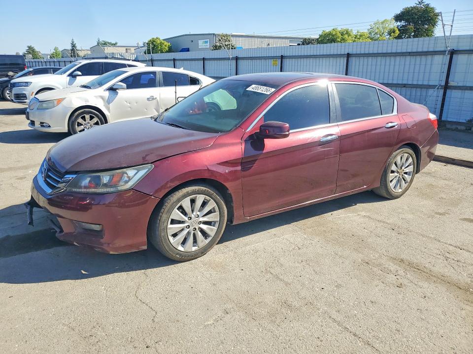 2014 Honda Accord VIN 1HGCR2F89EA097519 COPART salvage auction — FRONT END, Ca - Salvage Certificate, sold $2,900 on 2026-07-02 (photo 1)