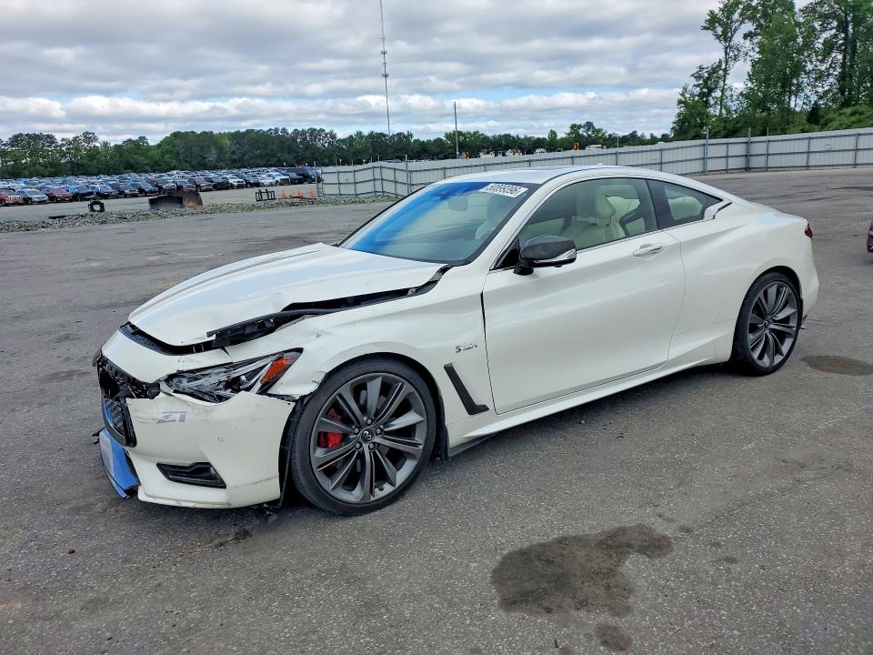 2018 Infiniti Q60 VIN JN1FV7EK4JM530547 COPART salvage auction — FRONT END, NC - SALVAGE CERTIFICATE OF TITLE, sold $9,800 on 2026-07-02 (photo 1)