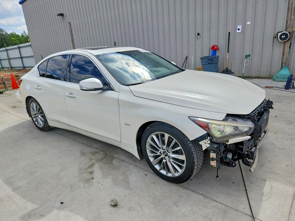 2019 Infiniti Q50 VIN JN1EV7AP2KM519741 COPART salvage auction — FRONT END, Ga - Cert Of Title-Salvage, sold $3,550 on 2026-07-02 (photo 4)