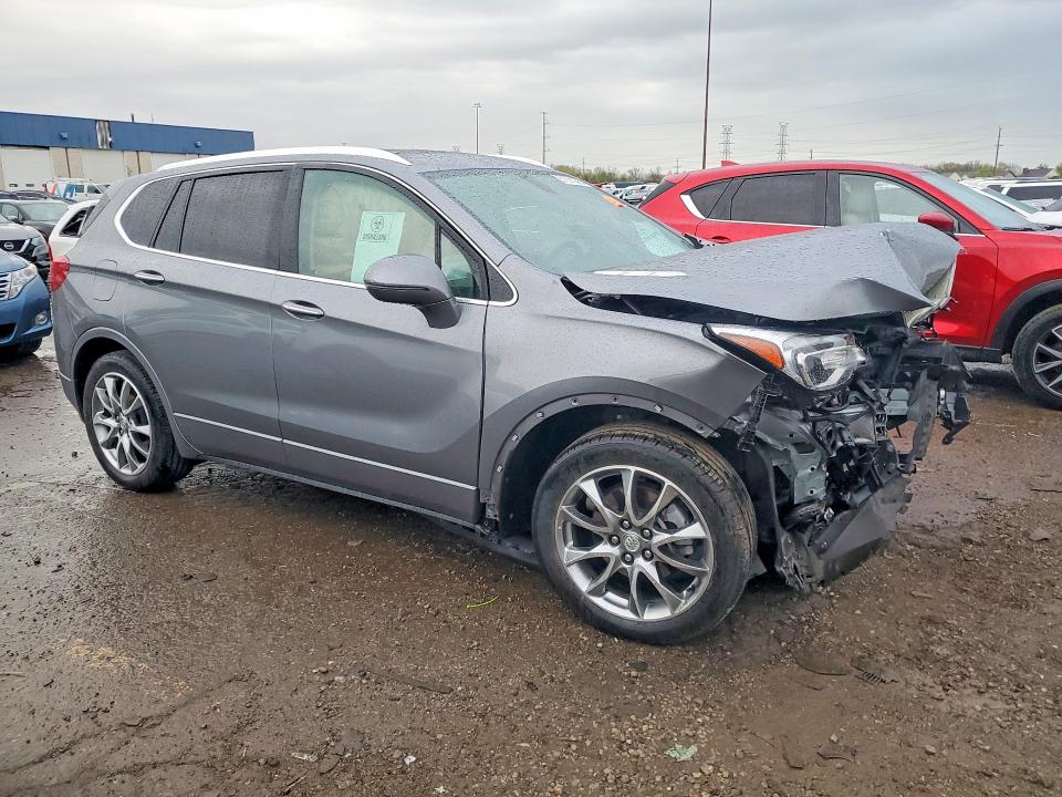2020 Buick Envision VIN LRBFXCSA0LD167497 COPART salvage auction — FRONT END, MI - CERTIFICATE OF TITLE, sold $1,450 on 2026-07-02 (photo 4)