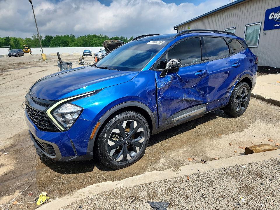 2023 Kia Sportage VIN 5XYK6CAF3PG032893 COPART salvage auction — SIDE, Ky - Cert Of Title-Salvage, sold $7,500 on 2026-07-09 (photo 1)