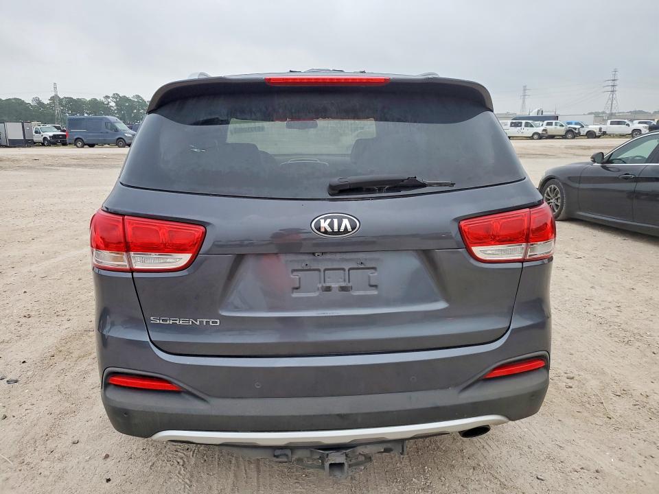 2016 Kia Sorento VIN 5XYPHDA10GG023871 COPART salvage auction — FRONT END, Tx - Salvage Vehicle Title, sold $2,250 on 2026-07-21 (photo 6)