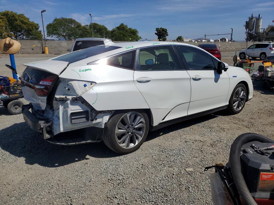 2018 Honda Clarity VIN JHMZC5F33JC019606 COPART salvage auction — REAR END, Ca - Salvage Certificate, sold $1,850 on 2026-07-21 (photo 3)