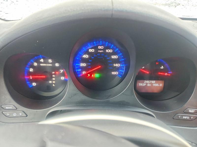 2005 Acura Tl VIN 19UUA66245A007370 COPART salvage auction — FRONT END, Tx - Salvage Vehicle Title, sold $275 on 2026-07-09 (photo 9)