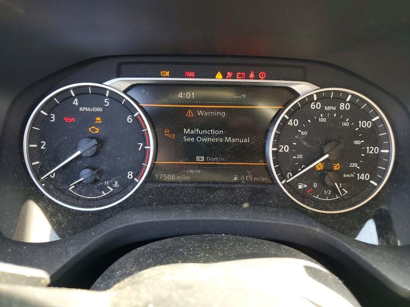 2023 Nissan Rogue VIN JN8BT3CA7PW004743 COPART salvage auction — FRONT END, AL - CERT OF TITLE-SALVAGE TITLE, sold $5,400 on 2026-07-09 (photo 9)