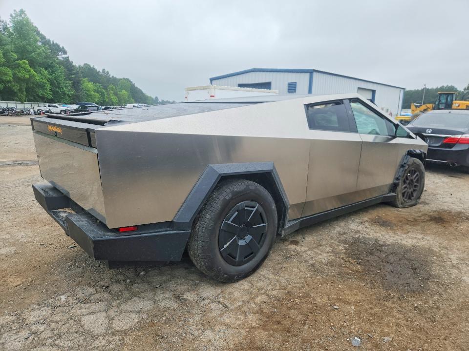 2025 Tesla Cybertruck VIN 7G2CEHED9SA078638 COPART salvage auction — ALL OVER, Ar - Cert Of Title-Salvage, sold $25,250 on 2026-07-09 (photo 3)