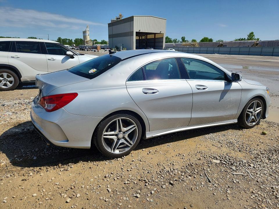 2014 Mercedes-benz Cla-klasse VIN WDDSJ4EBXEN066711 COPART salvage auction — HAIL, Id - Salvage Certificate Of Title, sold $3,050 on 2026-07-07 (photo 3)
