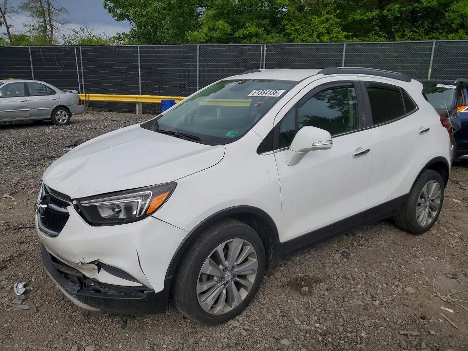 2018 Buick Encore VIN KL4CJESBXJB553146 COPART salvage auction — FRONT END, Md - Cert Of Salvage > 75% Damage, sold $1,050 on 2026-07-10 (photo 1)