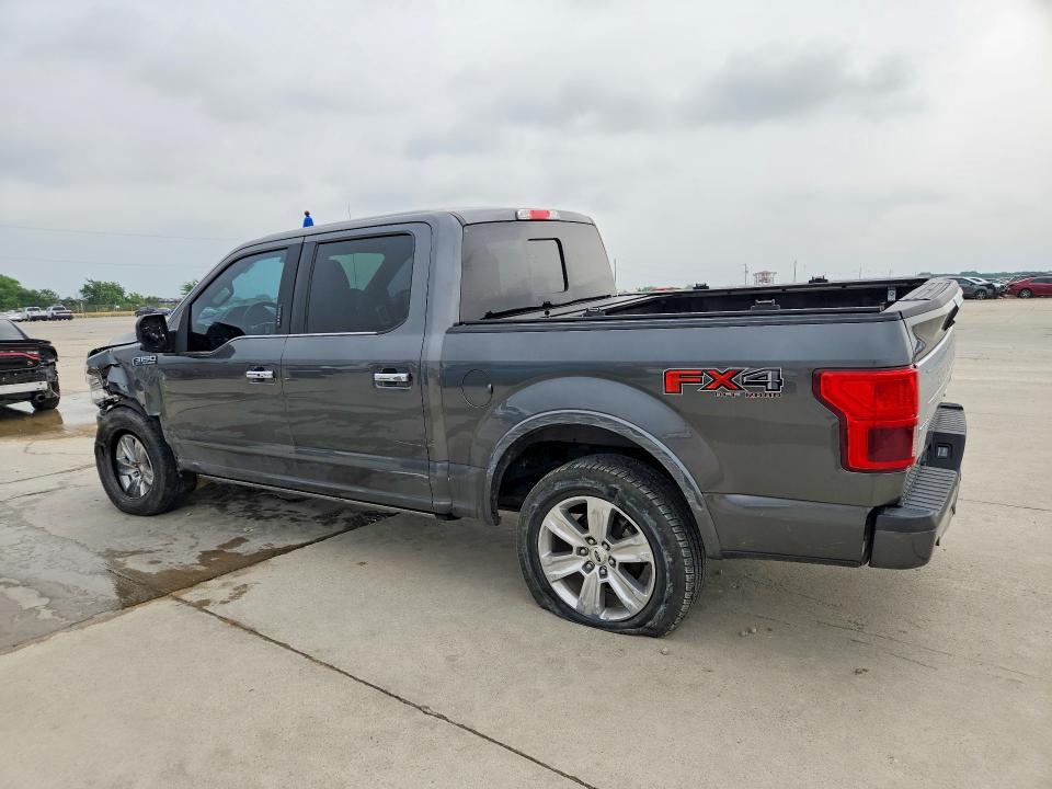 2018 Ford F-150 VIN 1FTEW1EGXJFC99916 COPART salvage auction — FRONT END, Tx - Salvage Vehicle Title, sold $12,400 on 2026-07-09 (photo 2)