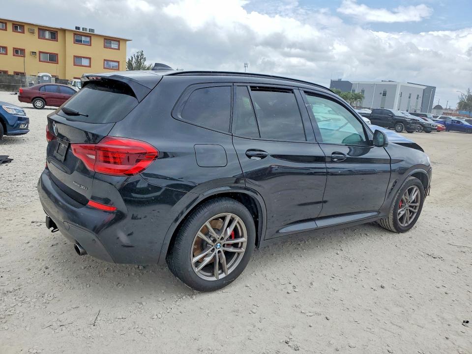 2021 BMW X3 VIN 5UXTY3C00M9F31740 COPART salvage auction — FRONT END, Fl - Cert Of Title Slvg Rebuildable, sold $7,700 on 2026-07-07 (photo 3)