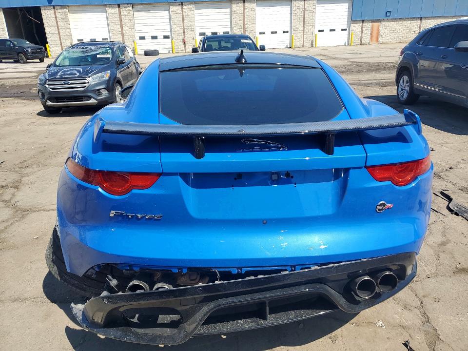2017 Jaguar F-type VIN SAJWJ6J8XHMK45134 COPART salvage auction — FRONT END, Mi - Certificate Of Title, sold $10,600 on 2026-07-10 (photo 6)
