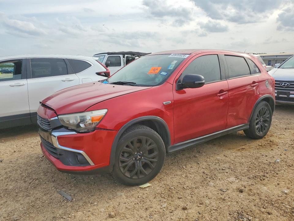 2017 Mitsubishi Outlander VIN JA4AP3AU9HZ050352 COPART salvage auction — SIDE, Tx - Certificate Of Title (P), sold $2,400 on 2026-07-09 (photo 1)
