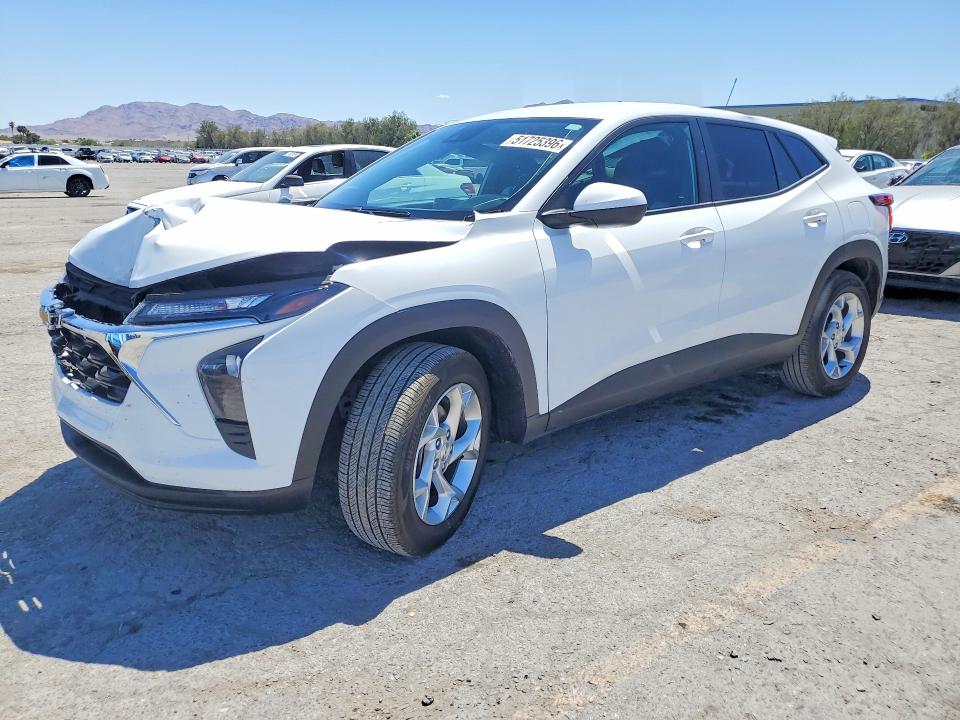 2025 Chevrolet Trax VIN KL77LFEP5SC196577 COPART salvage auction — FRONT END, Nv - Salvage Title, sold $4,200 on 2026-07-30 (photo 1)