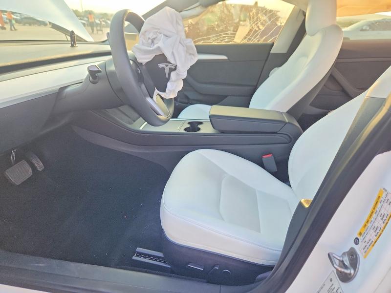 2023 Tesla Model 3 VIN 5YJ3E1EA7PF472150 COPART salvage auction — SIDE, Salvage Title, sold $6,600 on 2026-07-27 (photo 7)