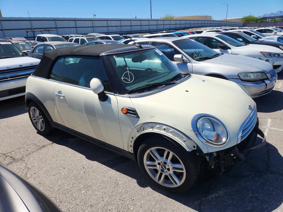 2011 Mini Cooper VIN WMWZN3C50BT265131 COPART salvage auction — FRONT END, NV - SALVAGE TITLE, sold $750 on 2026-07-15 (photo 4)