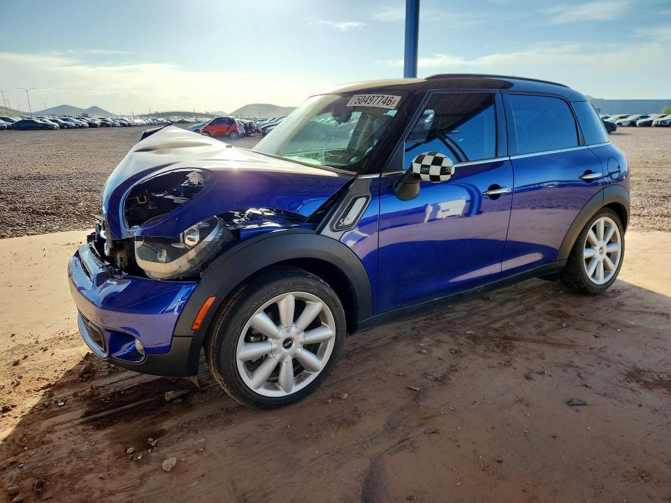 2015 Mini VIN WMWZC3C56FWT02113 COPART salvage auction — FRAME DAMAGE, Az - Cert Of Title - Salvage, sold $850 on 2026-08-27 (photo 1)