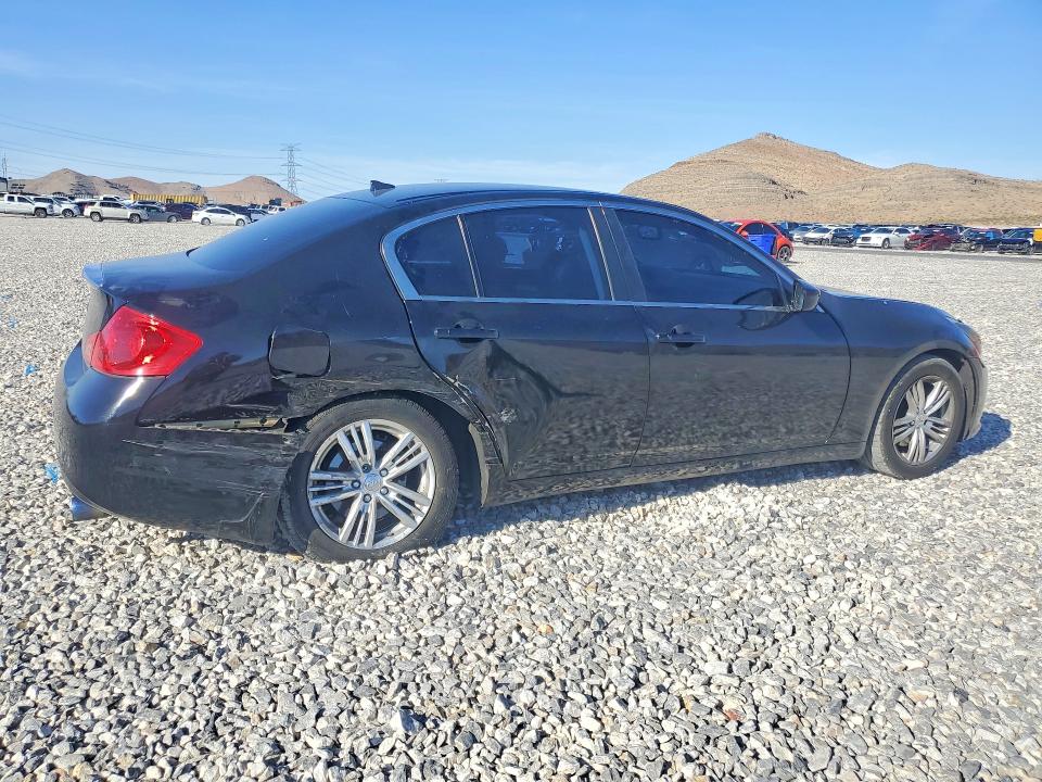 2013 Infiniti VIN JN1CV6AR4DM351462 COPART salvage auction — REAR END, Salvage Title, sold $250 on 2026-07-27 (photo 3)