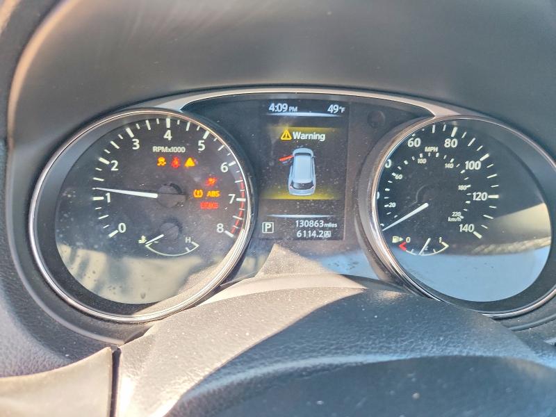 2016 Nissan Rogue VIN KNMAT2MV7GP627034 COPART salvage auction — FRONT END, Ut - Salvage Certificate, sold $725 on 2026-07-14 (photo 9)
