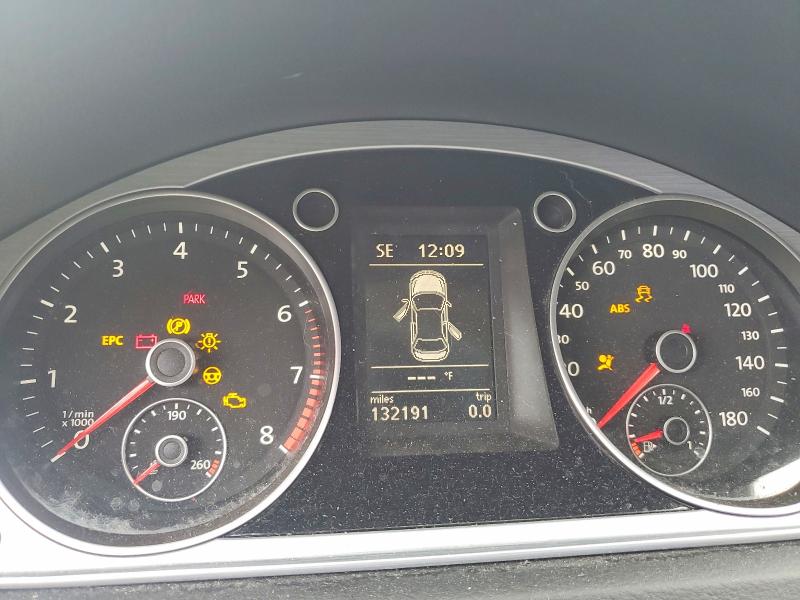 2013 Volkswagen Passat cc VIN WVWAP7AN5DE505642 COPART salvage auction — FRONT END, WA - BILL OF SALE, sold $250 on 2026-07-31 (photo 9)