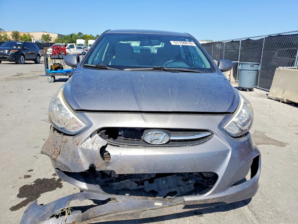 2017 Hyundai Accent VIN KMHCT4AE8HU288582 COPART salvage auction — REAR END, FL - CERT OF TITLE SLVG REBUILDABLE, sold $375 on 2026-07-21 (photo 5)