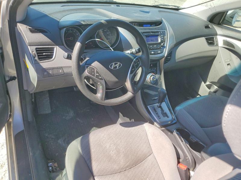 2013 Hyundai Elantra VIN KMHDH6AE4DU018714 COPART salvage auction — FRONT END, Sc - Cert Of Title-Salvage, sold $1,350 on 2026-07-06 (photo 8)