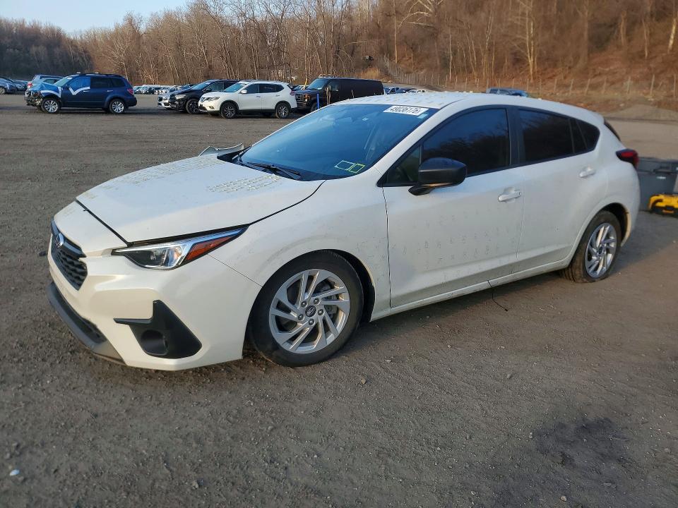 2024 Subaru Impreza VIN JF1GUABC3R8884620 COPART salvage auction — FRONT END, NY - MV-907A SALVAGE CERTIFICATE, sold $350 on 2026-07-23 (photo 1)