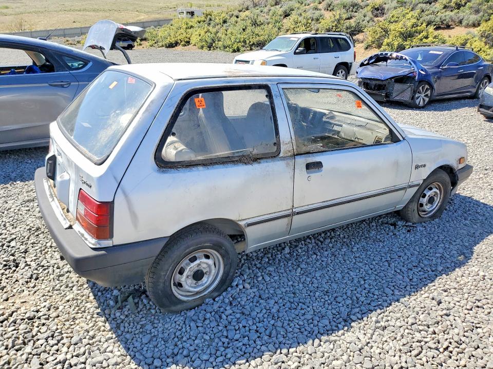 1987 Chevrolet Geo sprint VIN JG1MR2158HK758108 COPART salvage auction — FRONT END, Nv - Salvage Title, sold $225 on 2026-07-30 (photo 3)
