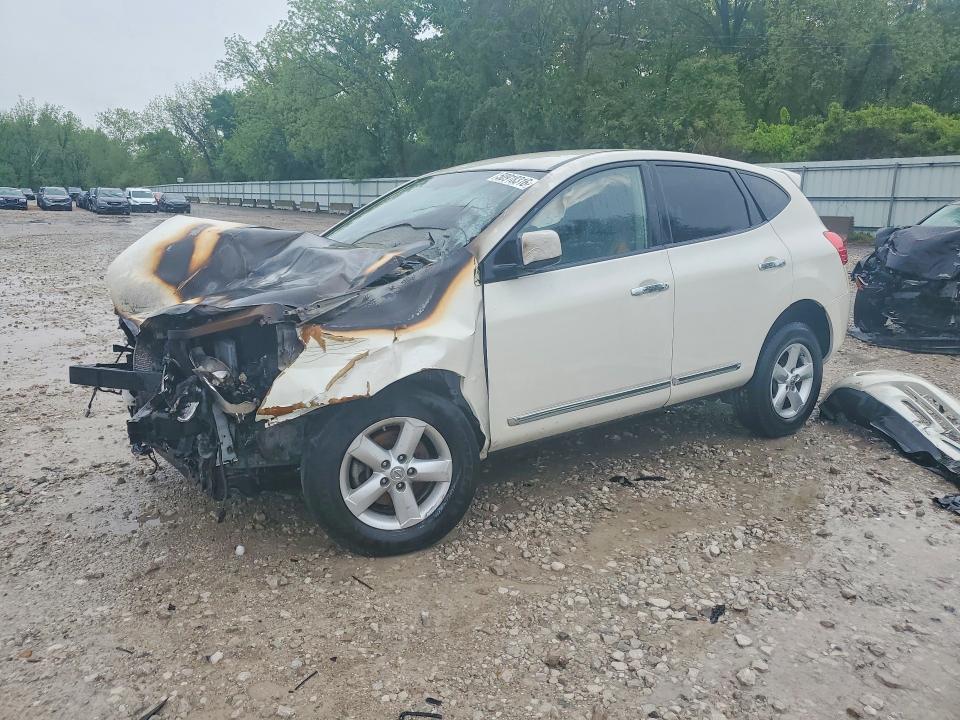 2013 Nissan Rogue sport VIN JN8AS5MT8DW554880 COPART salvage auction — ENGINE BURN, Mo - Salvage Certificate Of Title, sold $275 on 2026-07-28 (photo 1)