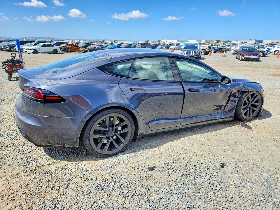 2023 Tesla Model s VIN 5YJSA1E50PF517598 COPART salvage auction — FRONT END, Salvage Title, sold $22,200 on 2026-07-10 (photo 3)