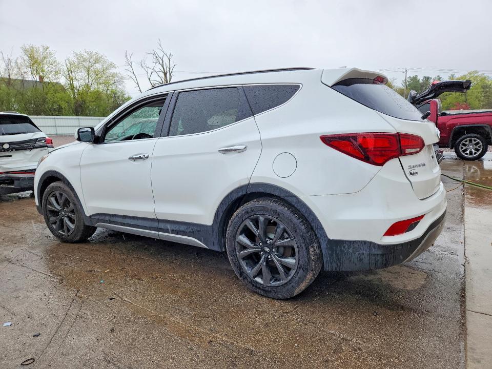 2017 Hyundai Santa fe VIN 5XYZW4LA8HG394323 COPART salvage auction — FRONT END, Wi - Junked Vehicle Bill Of Sale, sold $2,400 on 2026-07-20 (photo 2)