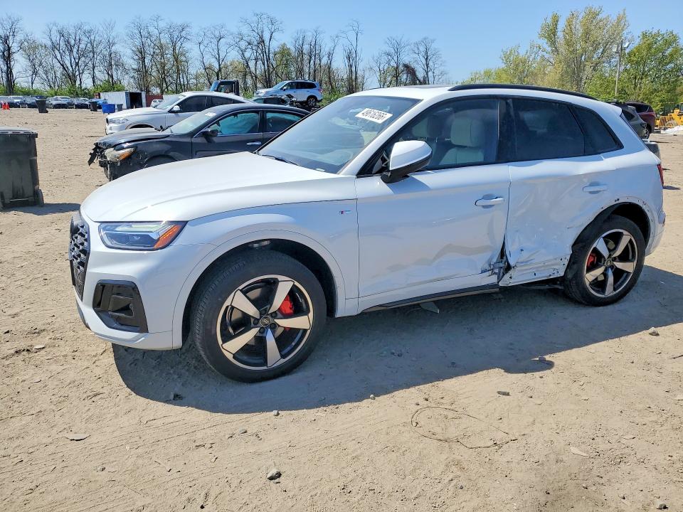 2024 Audi Q5 VIN WA1EAAFY8R2109274 COPART salvage auction — SIDE, Md - Cert Of Salvage > 75% Damage, sold $13,400 on 2026-07-23 (photo 1)
