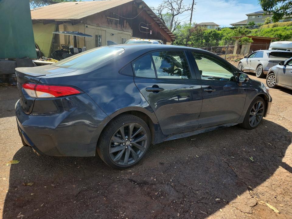 2025 Toyota Corolla VIN JTDS4MCE0S3524651 COPART salvage auction — WATER/FLOOD, Hi - Certificate Of Salvage, sold $3,100 on 2026-07-20 (photo 3)