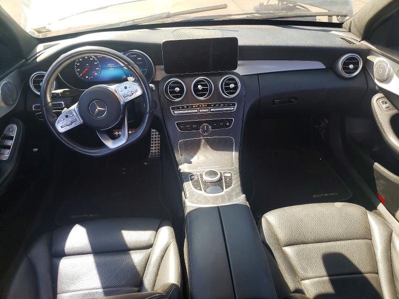 2021 Mercedes-Benz C-Class VIN W1KWF8DB2MR653570 COPART salvage auction — Frame Damage, WV - CERTIFICATE OF TITLE (P), sold $10,700 on 2026-07-03 (photo 8)