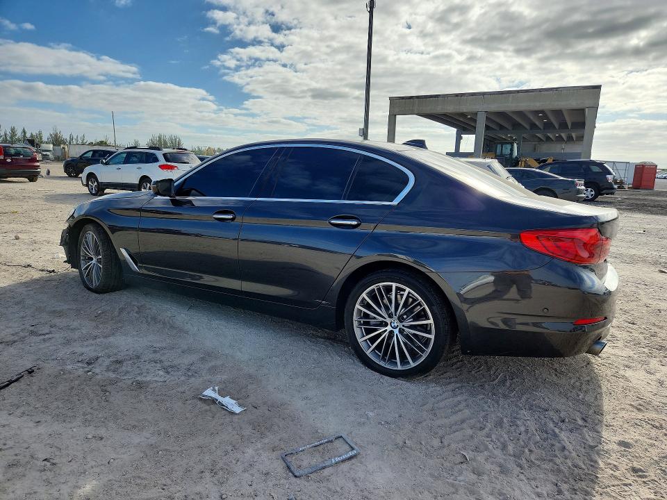 2017 BMW 5er VIN WBAJA5C34HG896887 COPART salvage auction — ROOF, Fl - Cert Of Title Slvg Rebuildable, sold $5,300 on 2026-07-14 (photo 2)