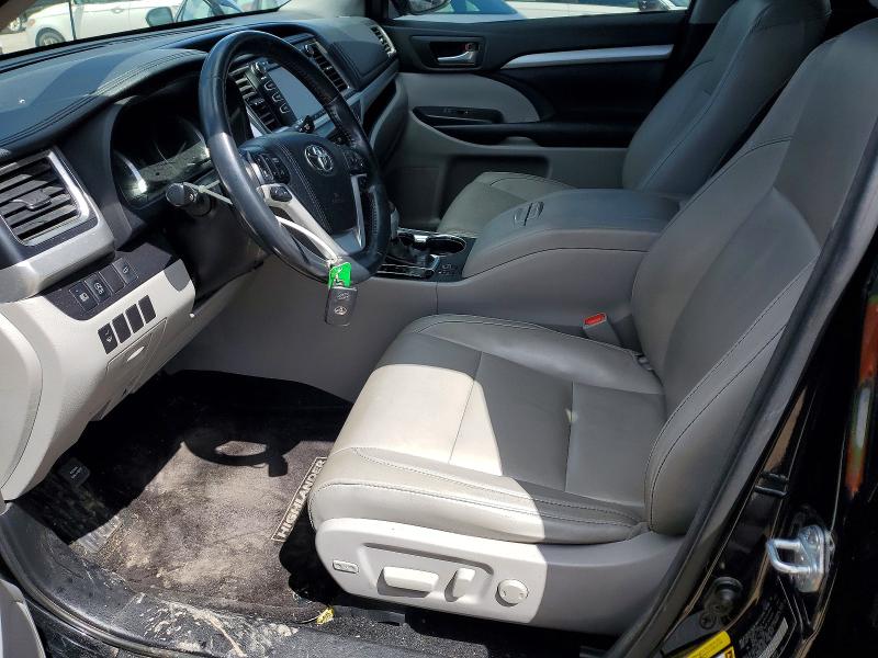2017 Toyota Highlander VIN 5TDKZRFH8HS519726 COPART salvage auction — FRONT END, Tx - Certificate Of Title, sold $7,000 on 2026-07-08 (photo 7)