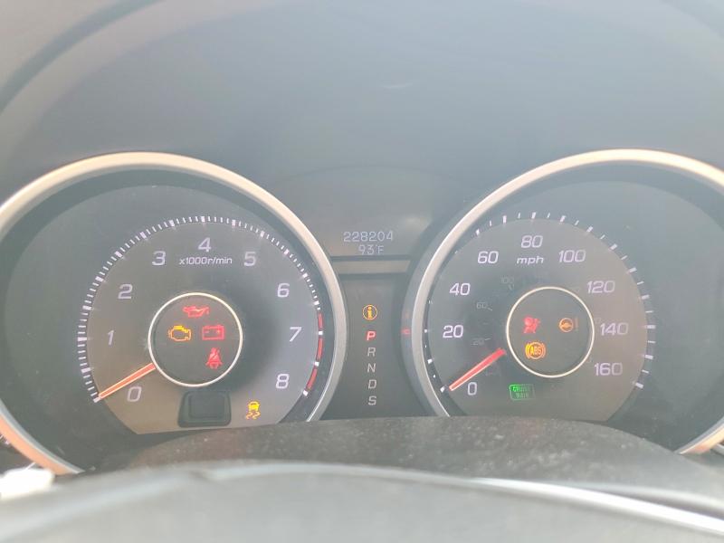 2012 Acura Tl VIN 19UUA8F51CA015221 COPART salvage auction — NORMAL WEAR, Tx - Certificate Of Title, sold $1,700 on 2026-07-09 (photo 9)