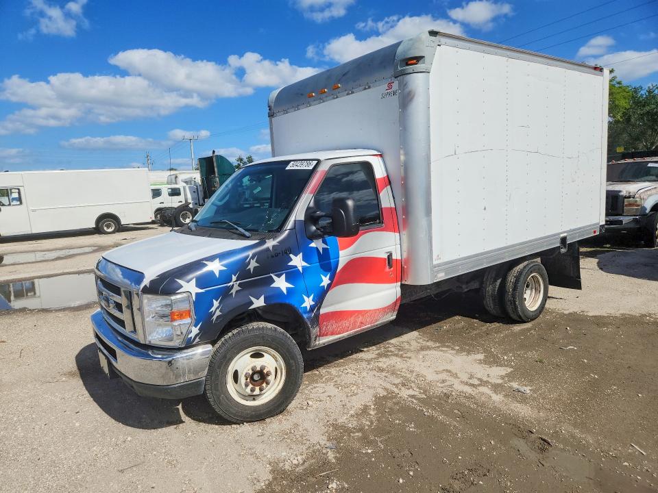 2017 Ford E-350 VIN 1FDWE3F64HDC68140 COPART salvage auction — FRONT END, Fl - Certificate Of Title (P), sold $725 on 2026-07-23 (photo 1)