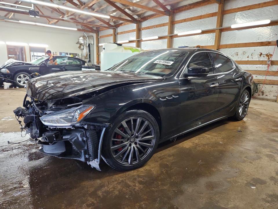 2017 Maserati Ghibli VIN ZAM57RSL6H1221519 COPART salvage auction — FRONT END, Il - Salvage Certificate, sold $2,050 on 2026-07-27 (photo 1)