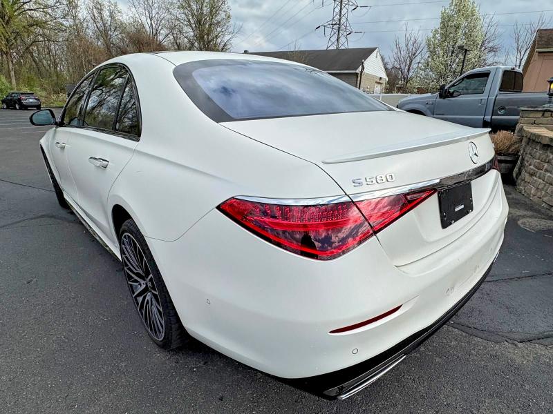 2023 Mercedes-benz S class VIN W1K6G7GB7PA182621 COPART salvage auction — MINOR DENT/SCRATCHES, Wv - Certificate Of Title, sold $51,000 on 2026-07-27 (photo 2)