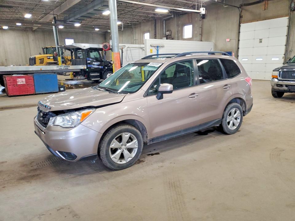 2015 Subaru Forester VIN JF2SJADC4FH570286 COPART salvage auction — FRONT END, Mn - Cert Of Title-Salvage, sold $250 on 2026-07-30 (photo 1)