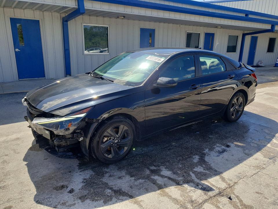 2023 Hyundai Elantra VIN KMHLM4AG9PU604424 COPART salvage auction — FRONT END, Fl - Certificate Of Destruction, sold $4,050 on 2026-07-15 (photo 1)