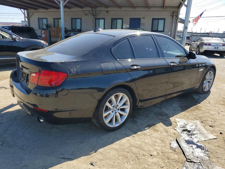 2012 BMW 5er VIN WBAFR7C53CC812683 COPART salvage auction — SIDE, Ca - Salvage Certificate, sold $1,400 on 2026-07-16 (photo 3)