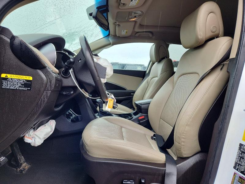 2017 Hyundai Santa fe VIN 5XYZW4LA8HG394323 COPART salvage auction — FRONT END, Wi - Junked Vehicle Bill Of Sale, sold $2,400 on 2026-07-20 (photo 7)