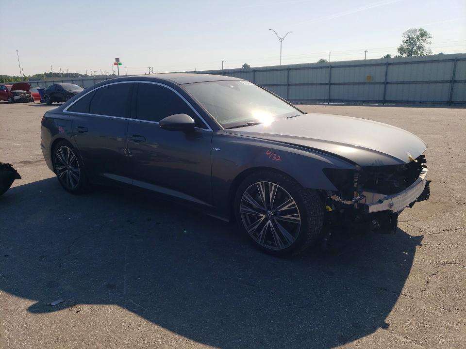 2020 Audi A6 VIN WAUK2AF24LN061759 COPART salvage auction — FRONT END, Nc - Salvage Certificate Of Title, sold $10,500 on 2026-07-02 (photo 4)