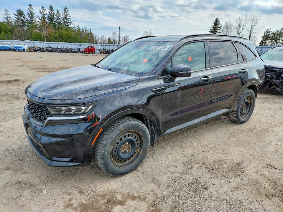 2022 Kia Sorento VIN 5XYRHDLFXNG087642 COPART salvage auction — REAR END, On - Permit Salvage, sold $5,700 on 2026-07-21 (photo 1)