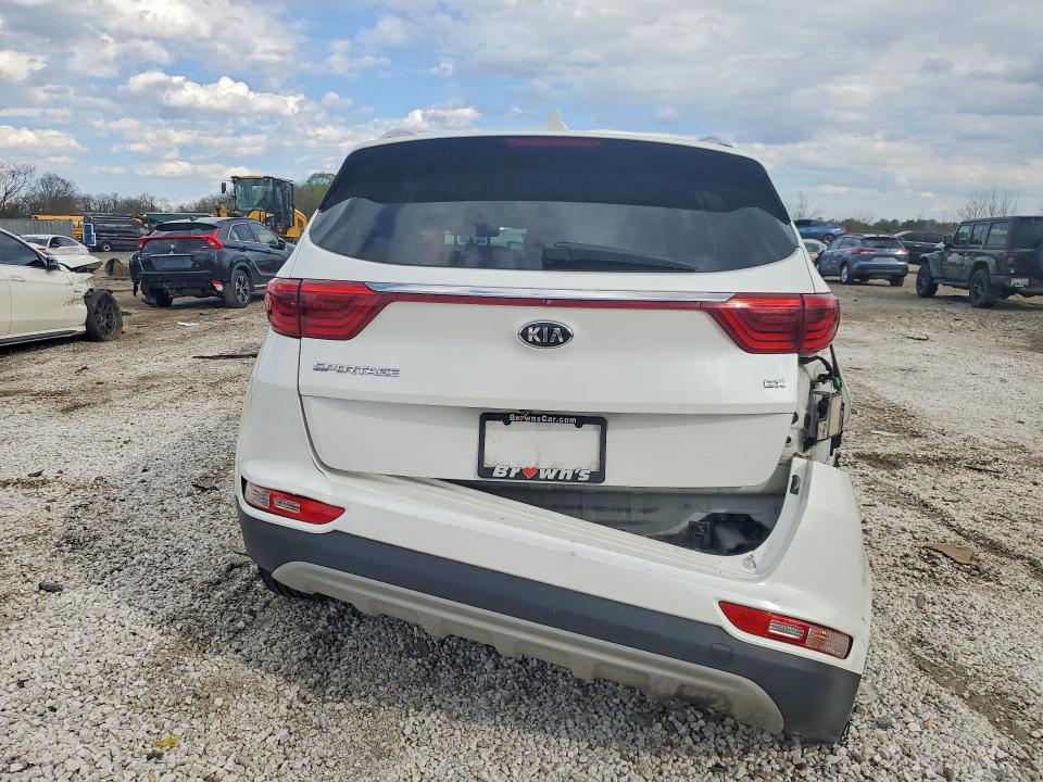 2019 Kia Sportage VIN KNDPN3AC2K7535478 COPART salvage auction — REAR END, Md - Cert Of Salvage > 75% Damage, sold $2,100 on 2026-07-23 (photo 6)