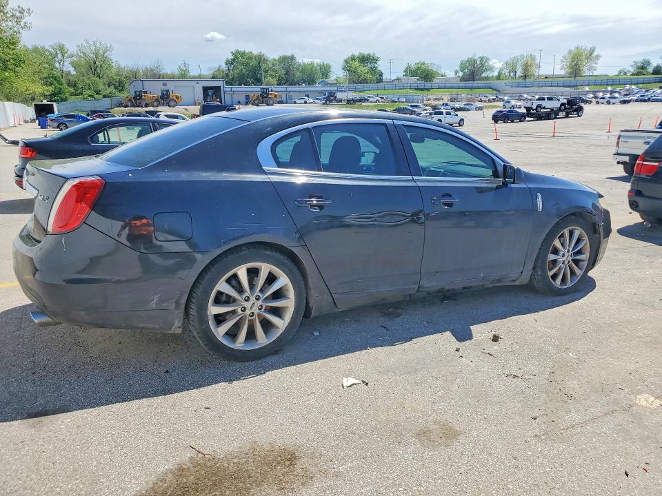 2011 Lincoln Mks VIN 1LNHL9FTXBG610297 COPART salvage auction — REAR END, Mo - Salvage Certificate Of Title, sold $775 on 2026-07-10 (photo 3)