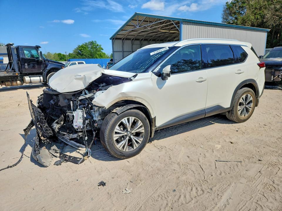 2021 Nissan Rogue VIN JN8AT3BA3MW000391 COPART salvage auction — FRONT END, Salvage Title, sold $2,550 on 2026-07-17 (photo 1)